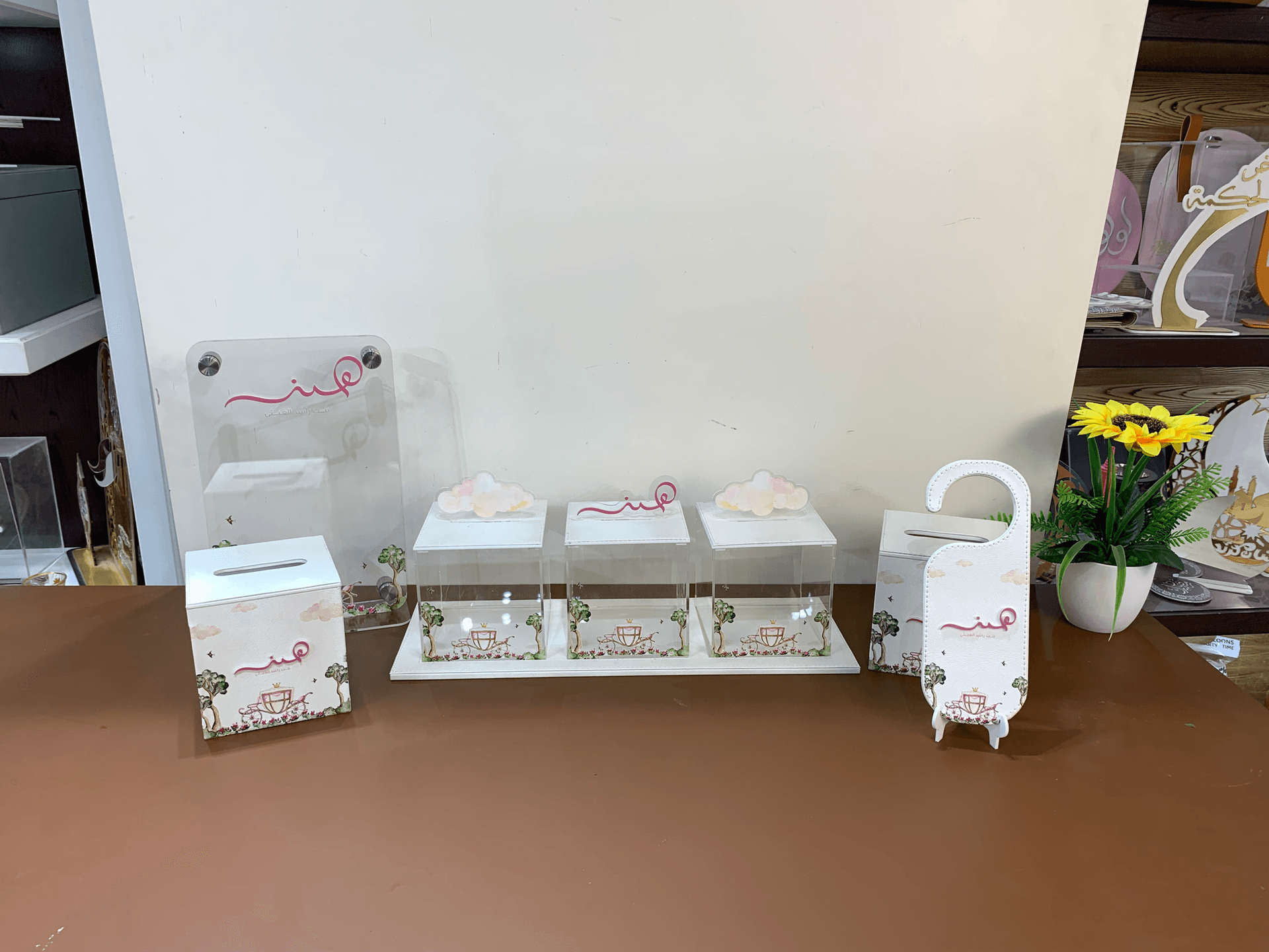 Newborn Reception Gift Set - Leather Princess