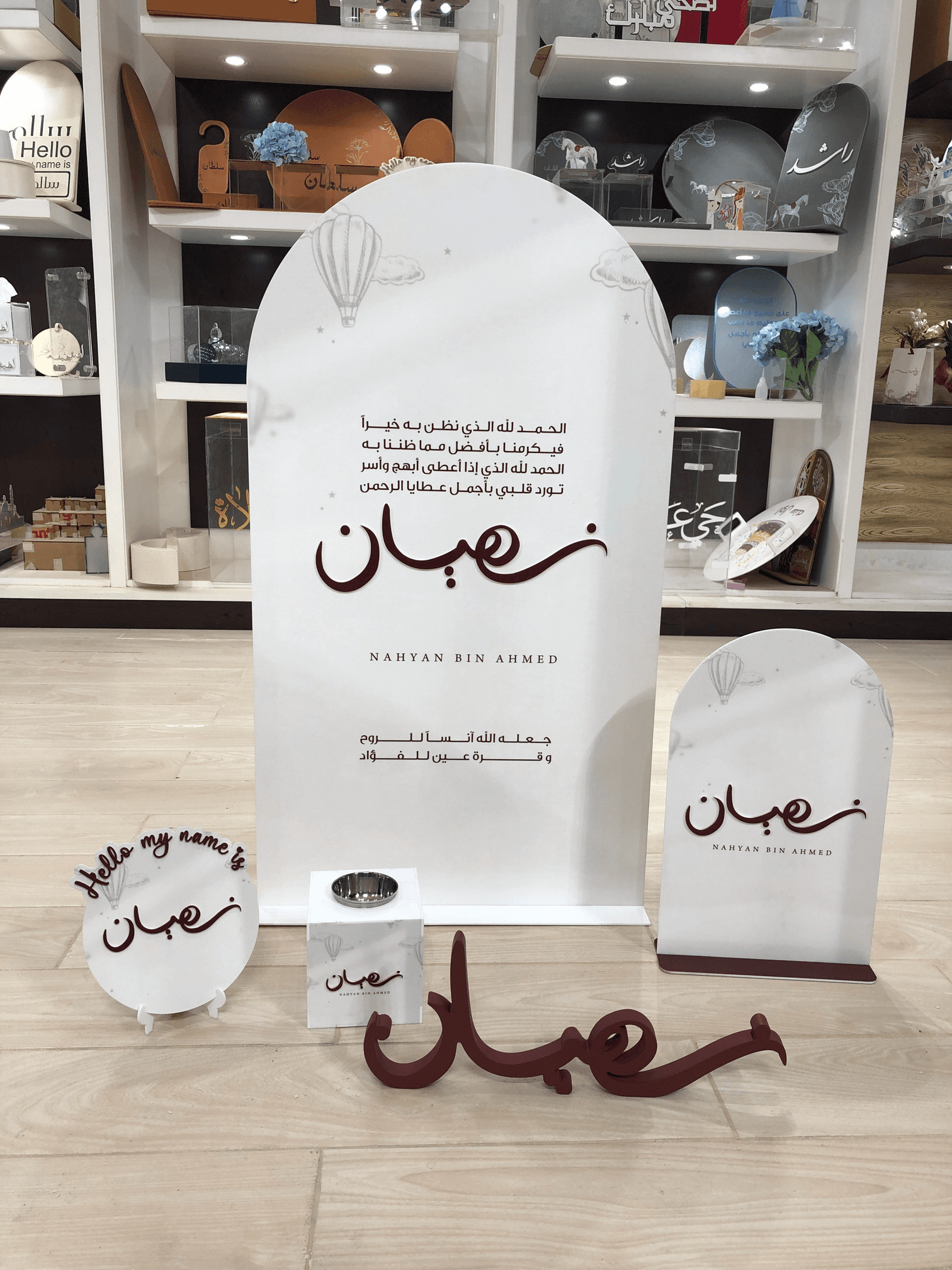 Hot Air Balloon Theme Newborn Reception Set